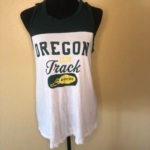 NWT University of Oregon Women’s Ducks Track Tank Top- size Medium